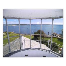 Stonington Harbour Lighthouse, Connecticut Photo Fototryck