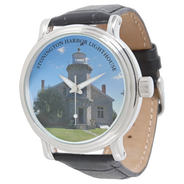 Stonington Harbour Lighthouse, CT eWatch Watch Wat Armbandsur (Vinklad)