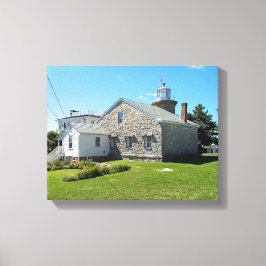 Stonington Harbour Lighthouse, CT-Kanvastryck Canvastryck