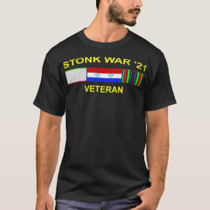 Stonk Krig 2021 Veteran Tack för din tjänst T Shirt