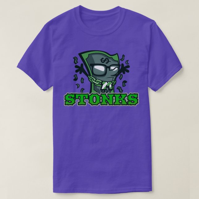 Stonks T Shirt (Design framsida)