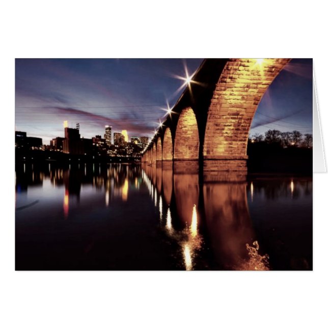 Stonsearch Skyline Hälsningskort (Framsidan Horizontal)