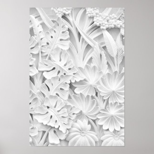 Stonwork in a Löv and Flower Motif Poster (Framsidan)