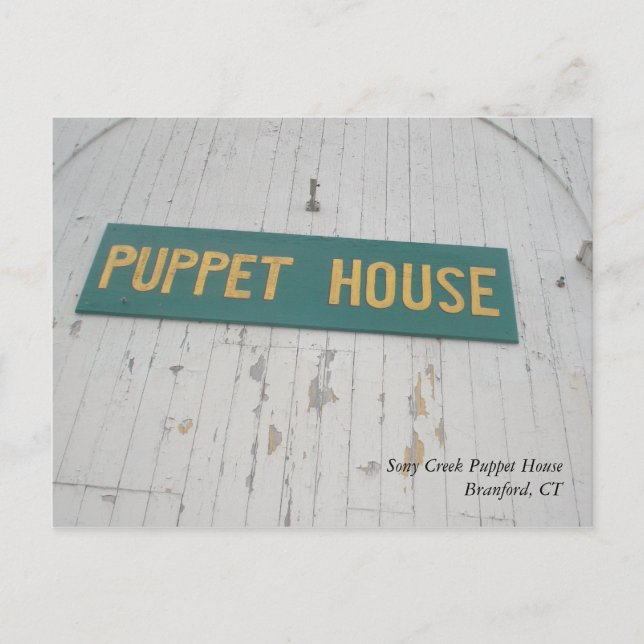 Stony Bäck Puppet House Postcard Vykort (Framsida)
