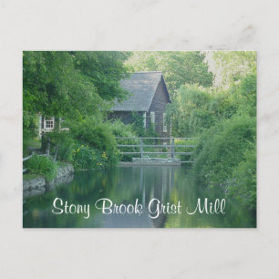 Stony Brook Grist Mill - Cape Cod Mass Brevkort Vykort