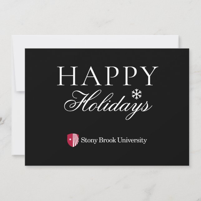 Stony Brook Universiteten | Ordmärke Julkort (Framsida)