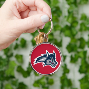 Stony Brook Universiteten Sjögräs Rund Silverfärgad Nyckelring