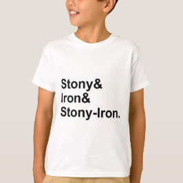 Stony & Järn & Stony-Järn | Meteoritetstyper Tee Shirt