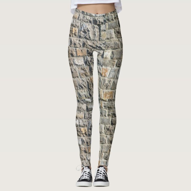 Stony mönster leggings (Framsida)