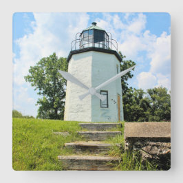 Stony Point Lighthouse, New York Fyrkantig Klocka
