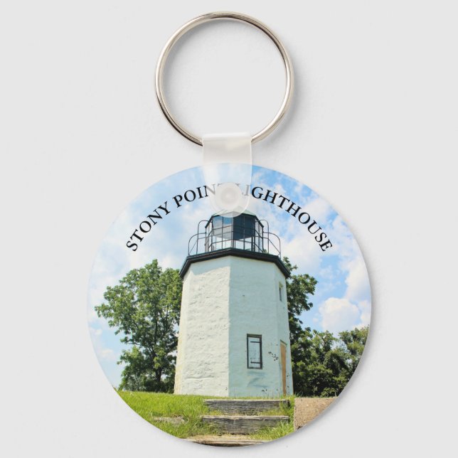 Stony Point Lighthouse, New York Keychain Nyckelring (Framsida)