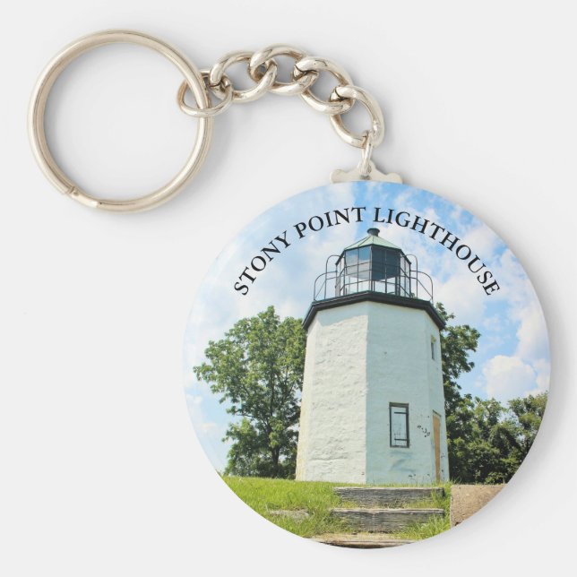 Stony Point Lighthouse, New York Keychain Nyckelring (Framsidan)