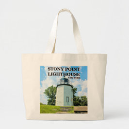 Stony Point Lighthouse, New York Tote Bag Jumbo Tygkasse
