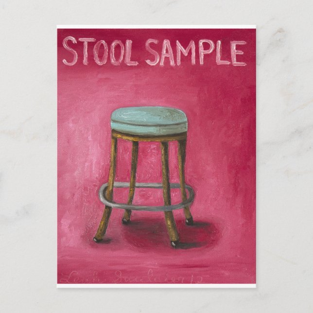 Stool Sample Vykort (Framsida)