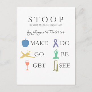 STOOP - Nourish Inner Significant Postcard Vykort