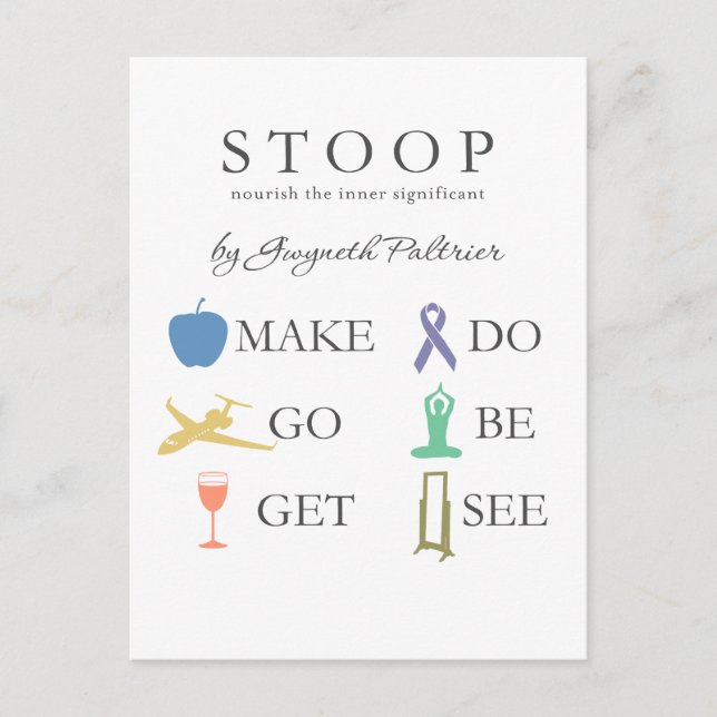 STOOP - Nourish Inner Significant Postcard Vykort (Framsida)