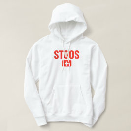 STOOS Schweiz Flagga Hoodie