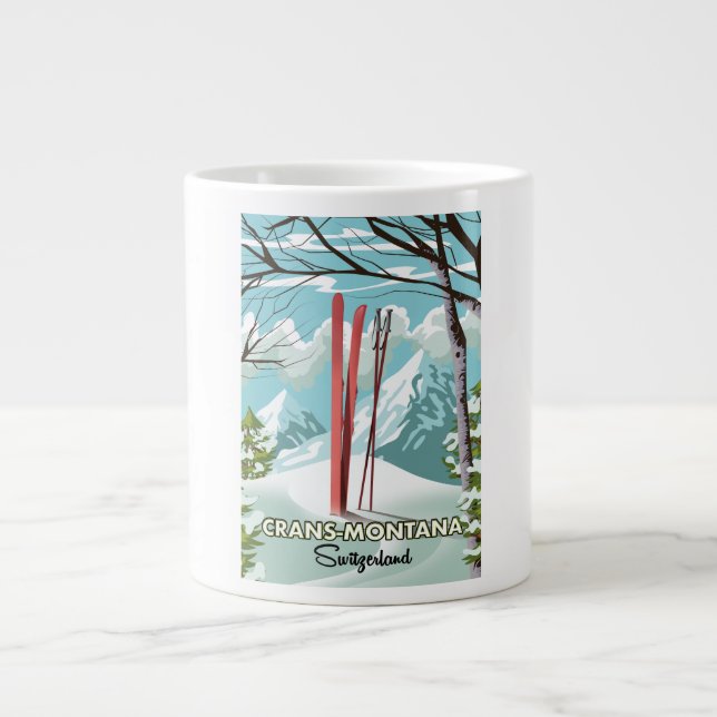 Stoos Schweiz Giant Coffee Mugg Jumbo Mugg (Framsidan)