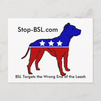 Stop BSL-vykort Vykort