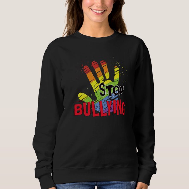 Stop Bullying Awareness Anti Bully Equality Matchi T Shirt (Framsida)