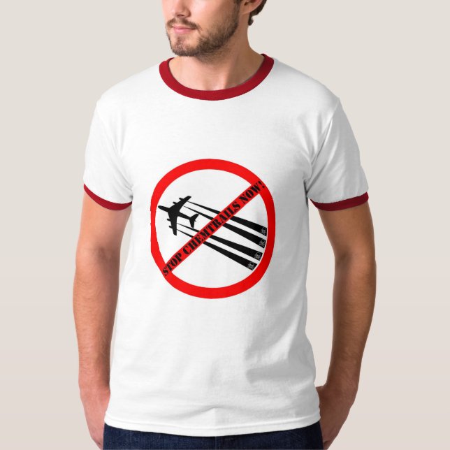 STOP CHEMTRAILS T-SHIRT (Framsida)