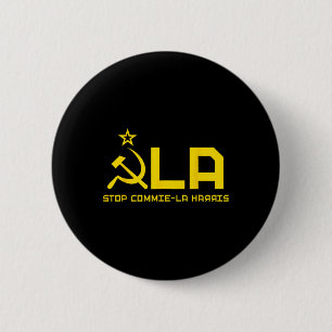 Stop Commie-la Harris - Kommie Kamala Harris Knapp