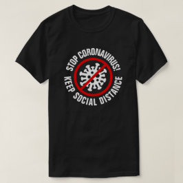 Stop CoronaVirus Covid19 Logotyp t skjortor Shirt
