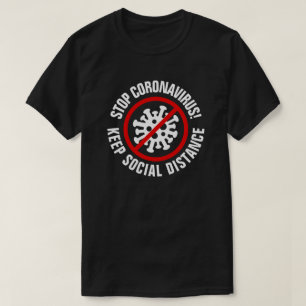 Stop CoronaVirus Covid19 Logotyp t skjortor Shirt