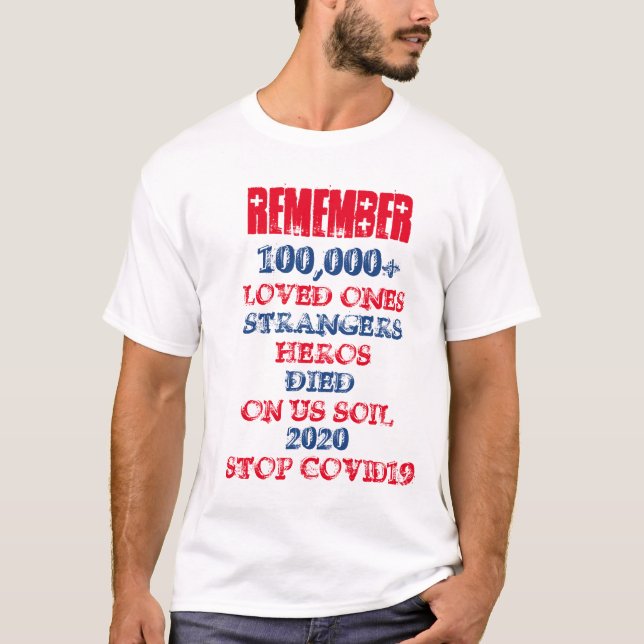 STOP COVID 19 T SHIRT (Framsida)