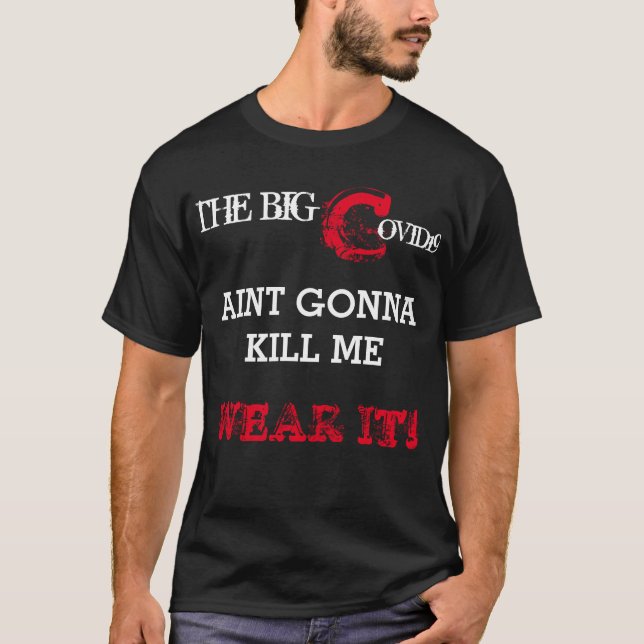STOP COVID 19 T SHIRT (Framsida)