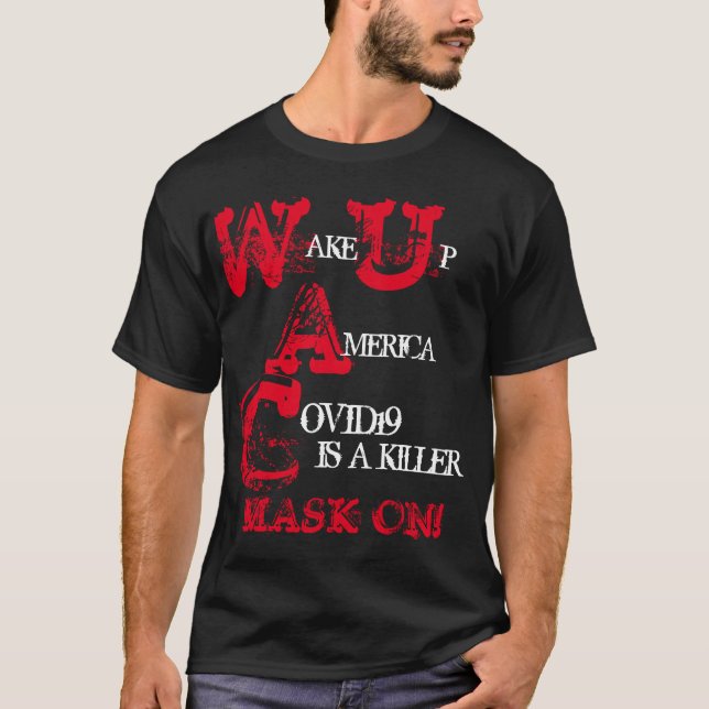 STOP COVID 19 T-Shirt (Framsida)