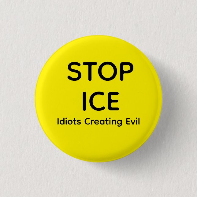 STOP ICE  KNAPP (Framsida)