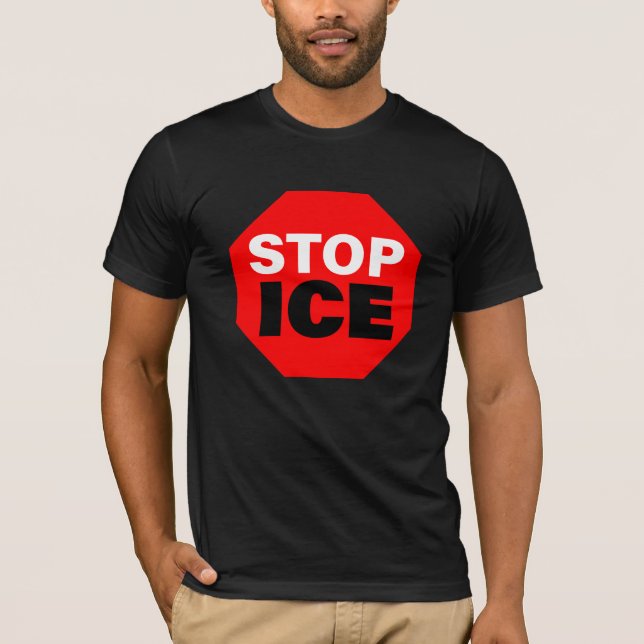 Stop ICE T Shirt (Framsida)