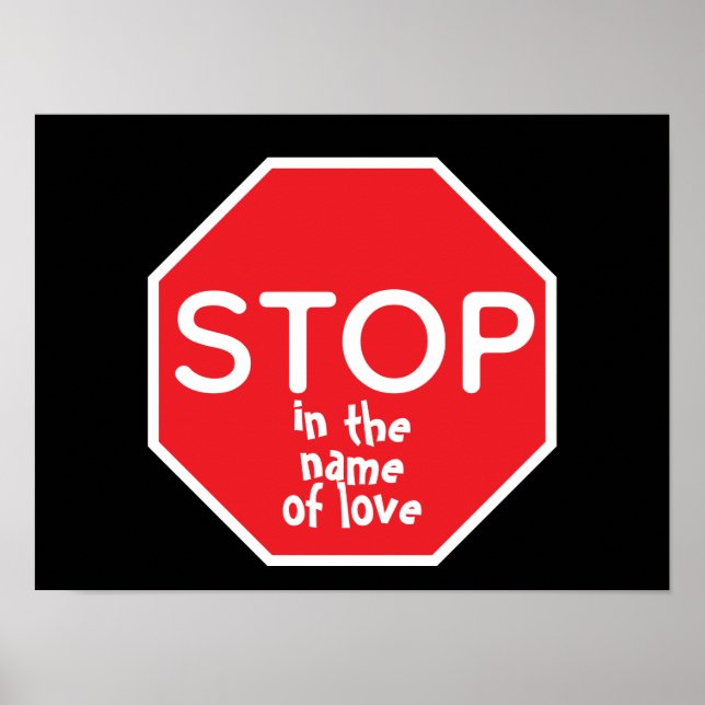 STOP  in the name of love Poster (Framsidan)