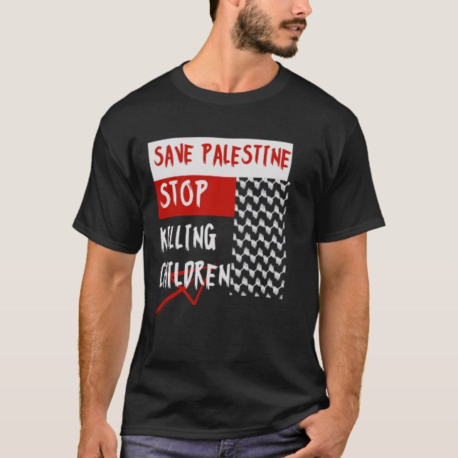Stop Killing Children T Shirt (Framsida)