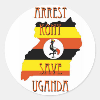 Stop Kony 2012 Runt Klistermärke
