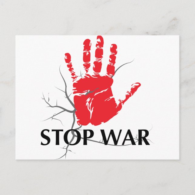 STOP KRIG VYKORT (Framsida)