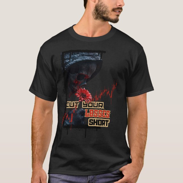 Stop loss | Motivation | Fantasy trade Design T Shirt (Framsida)