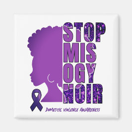 STOP MISOGYNOIR-Domesticens medvetenhet om våld Magnet