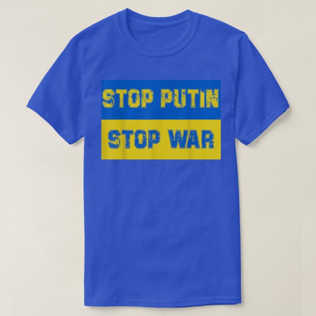 Stop putin stop war  t shirt (Design framsida)