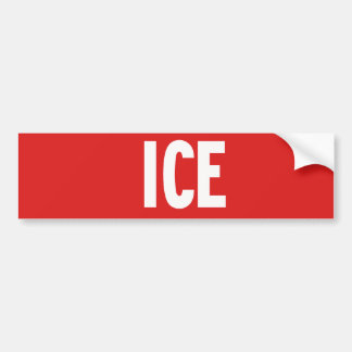stop sign ice bildekal