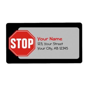 STOP-signatur Fraktsedel