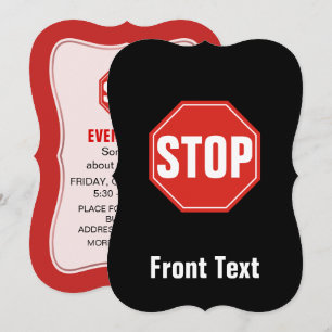 STOP-signatur Inbjudningar