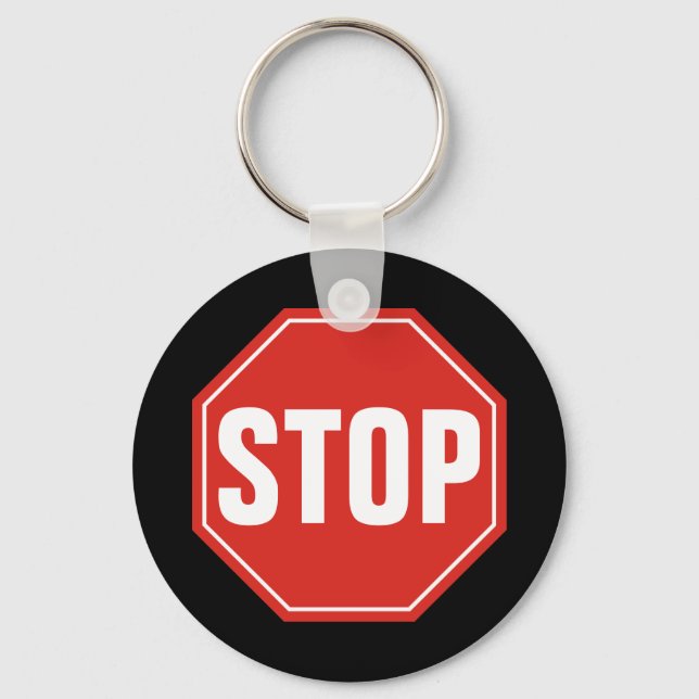 STOP-signatur Nyckelring (Framsida)