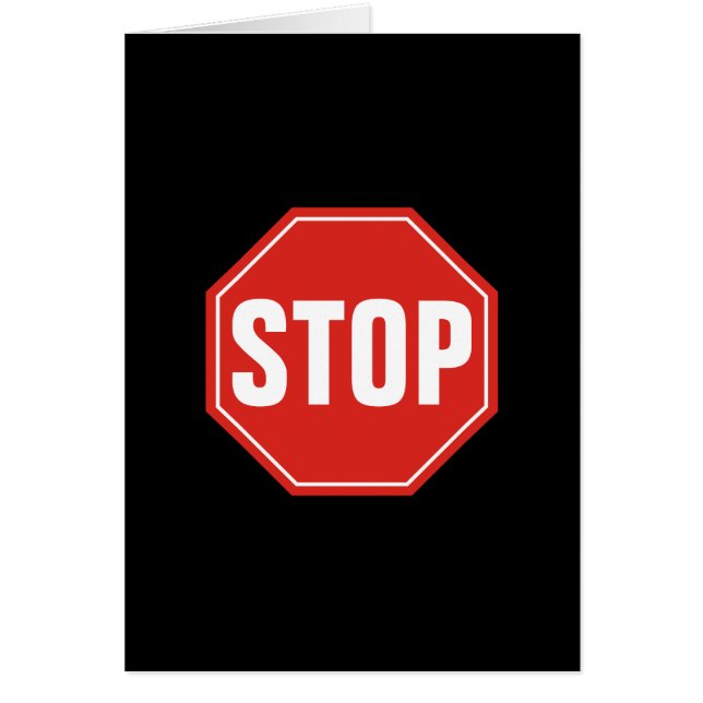 STOP-signatur OBS Kort (Framsidan)