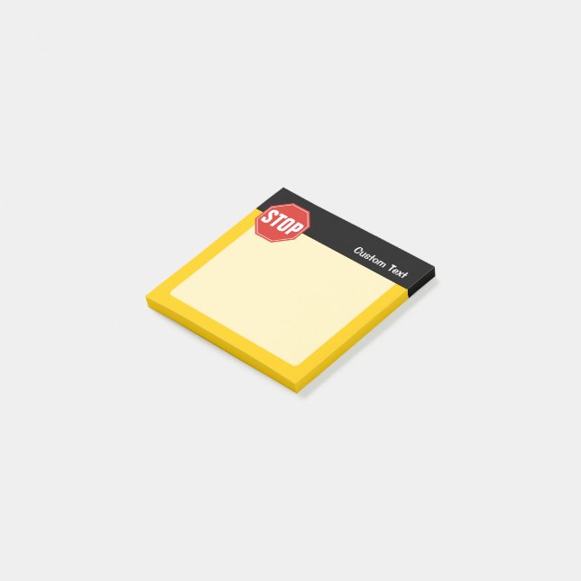 STOP-signatur Post-it Block (Vinklad)