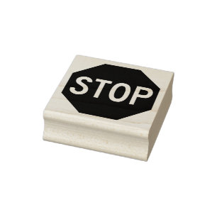 STOP-signatur Stämpel