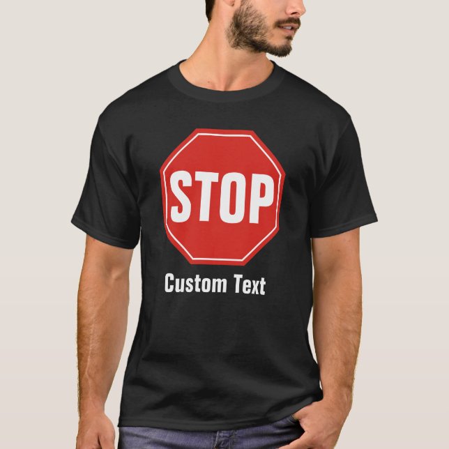STOP-signatur T-Shirt (Framsida)
