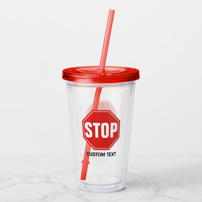 STOP-signatur Take Away Mugg (Baksida)