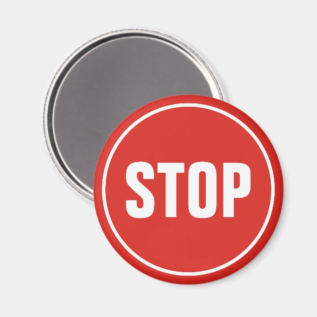 STOP-signaturmagnet Magnet (Front/Back)